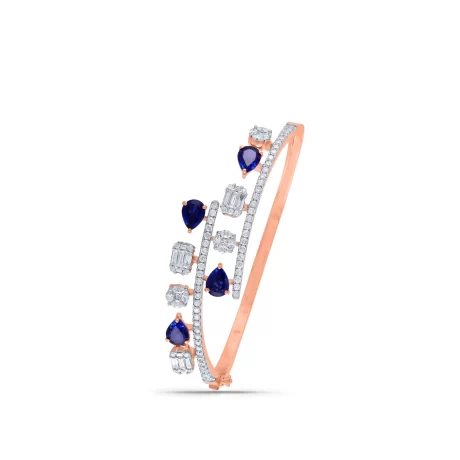 Classic-Blue-Sapphire-Diamond-Bracelet